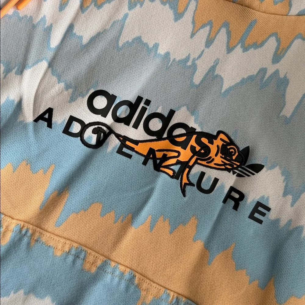 adidas Originals Adventure Graphic Hoodie Hazy Orange M